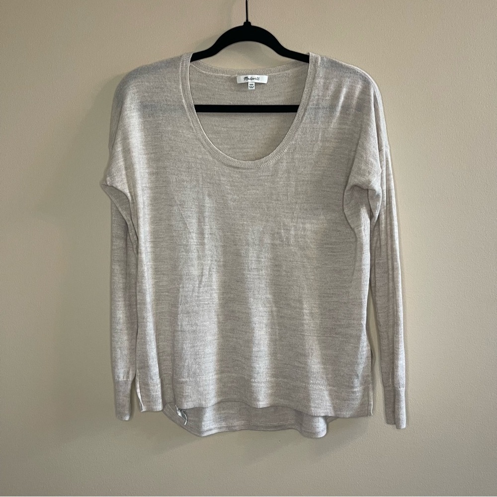 Madewell Light Beige Knit Sweater